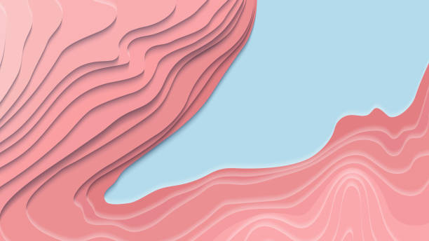 istock Mountain hiking. Map line of topography. Vector abstract topographic map concept with space for your copy. 3D Cartography concep background. Map mockup infographics. Sale background.  Wavy backdrop 1166554044