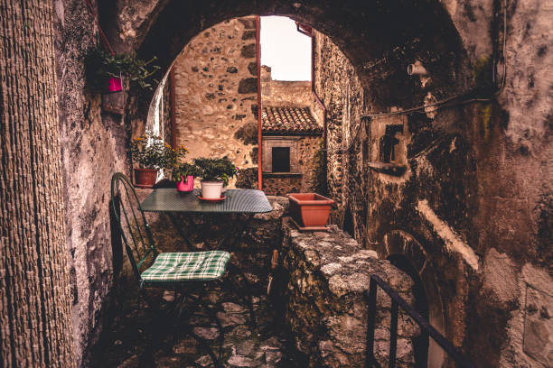 istock Santo Stefano di Sessanio, typical italian town in Abruzzo 1166554875