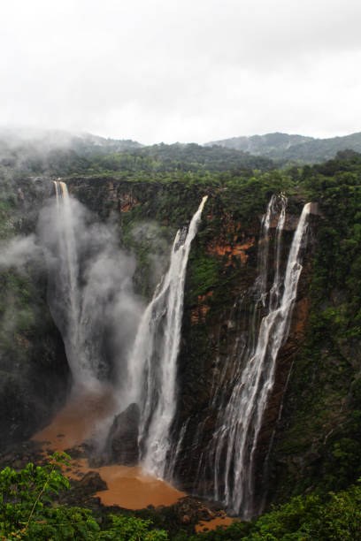 istock Jog falls waterfall in shivamogga during monsoon season 1166555190
