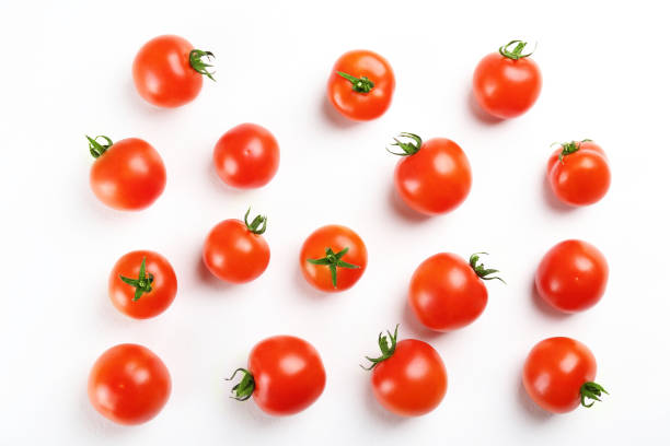 istock Beautiful polished local produce organic cherry tomatoes. 1166556475