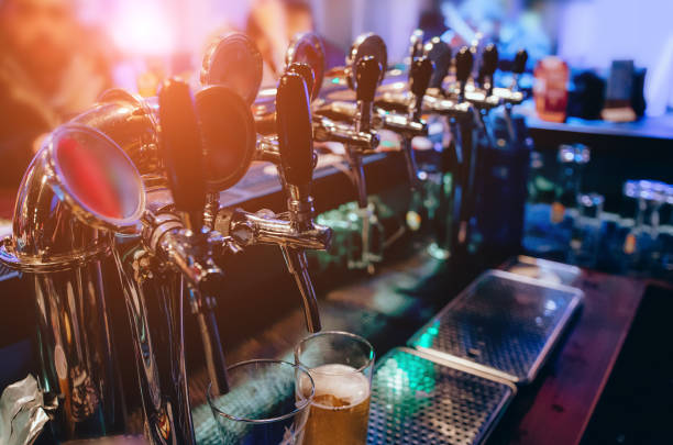 istock Many beer taps in the beer bar 1166565875