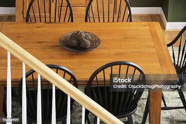 Dining Room Table Chair Furniture Decor Stock Photo - Download Image Now - Dining Room, Home Interior, Table