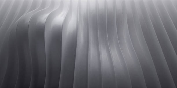 istock Abstract of concrete space with sun light cast shadow on the surface,Smooth structure design,Perspective of brutalism  architecture,3d rendering 1166570885