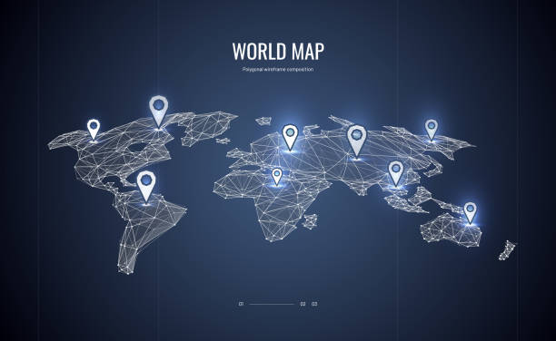 Map Wireframe Design 6,300+ Wireframe World Map Stock Photos, Pictures & Royalty-Free Images ...