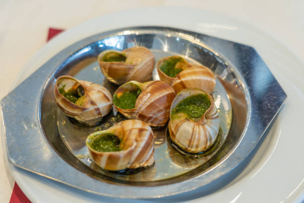 istock French cuisine Escargots de Bourgogne - Snails with herbs butter 1166574230