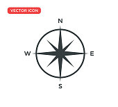 istock Arrow Compass Icon Vector Illustration Design 1166576489