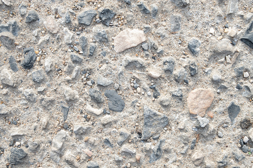 Large and small gravels background.  Abstract and textured surface background.