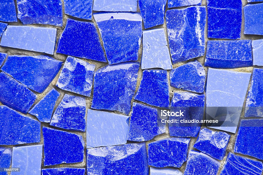 Mosaïque bleu. Image en couleur - Photo de Art libre de droits