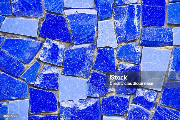 Mosaico Azul Imagem De Cor - Fotografias de stock e mais imagens de Arte - Arte, Arte e Artesanato - Arte visual, Artigo de Decoração