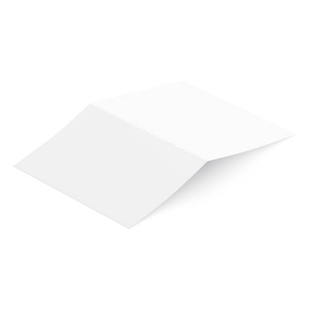 istock Mock up opened magazine, journal, booklet, postcard, flyer, business card or brochure . Vector 1166578964