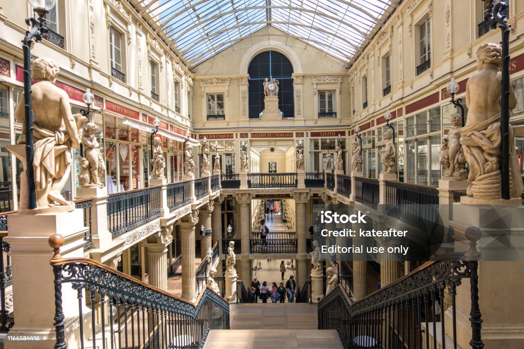 Passage Pommeraye is a shopping mall in the centre of Nantes, France Nantes, France - May 12, 2019: Passage Pommeraye is a shopping mall in the centre of Nantes, France Nantes Stock Photo