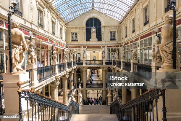 Passage Pommeraye Is A Shopping Mall In The Centre Of Nantes France Stock Photo - Download Image Now