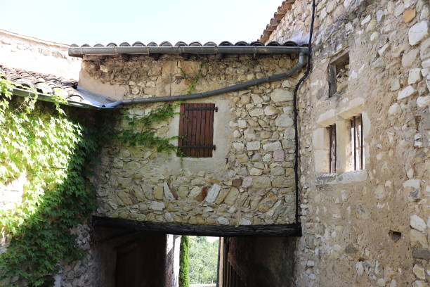 istock Typical paved alley - Village of Mirmande 1166584820