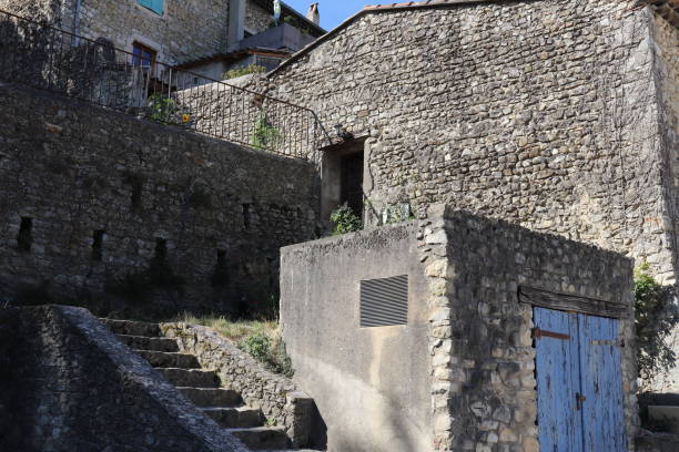 istock Typical paved alley - Village of Mirmande 1166584863