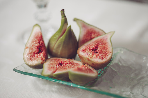 Figs on plate