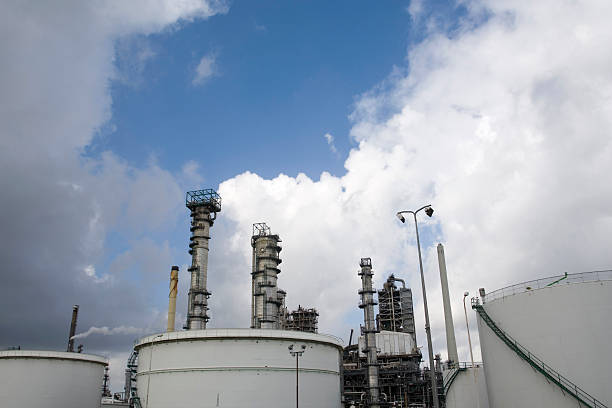 istock cloudscape over an oil refinery and its storage tanks 116659226