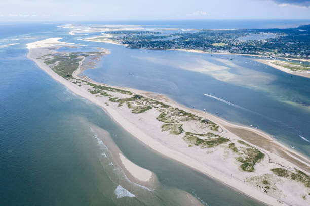 istock Aerial of Scenic Beach on Cape Cod, MA 1166593527