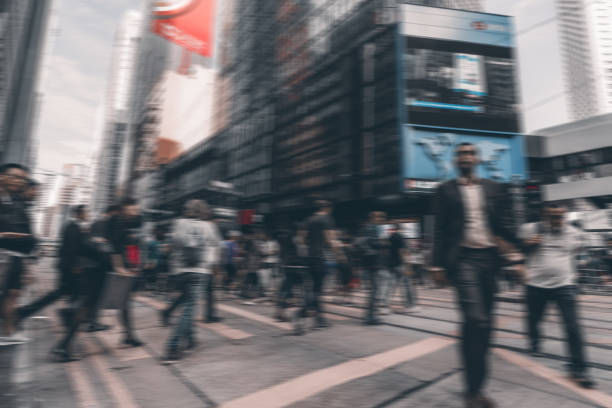 istock Hong Kong Street and Ambiguous Crowds 1166594788