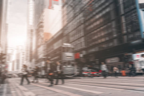 istock Hong Kong Street and Ambiguous Crowds 1166598401
