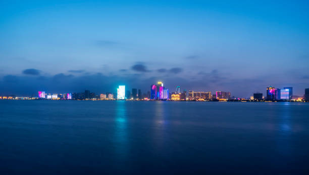istock Urban Nightscape and Modern Architectural Landscape 1166599434