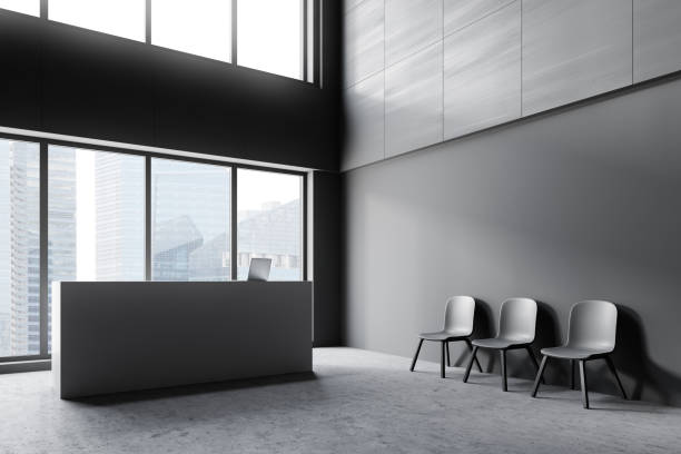 istock Reception and waiting room in office 1166599447