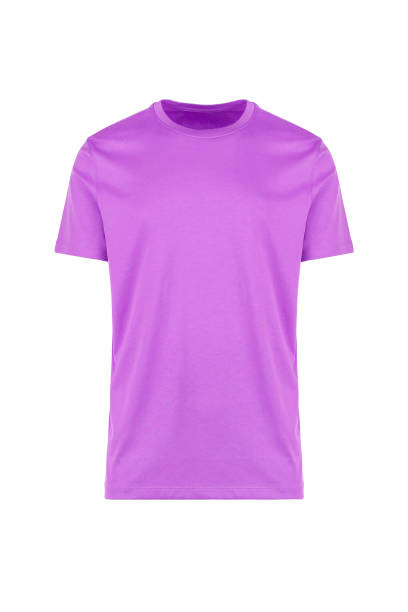 istock Blank purple t-shirt, front view 1166600908