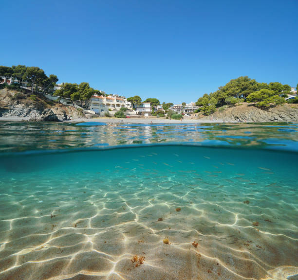 istock Spain beach in Llanca Costa Brava sandy seabed 1166605516