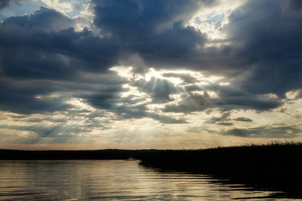 istock Summer landscape - lake on a Sunny day 1166605705