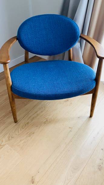 istock Blue vintage chair 1166607184