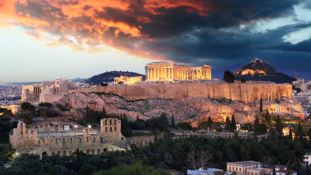 istock Athens - Acropolis at sunset, Greece 1166611754