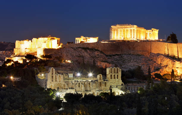 istock Athens - Acropolis at night, Greece 1166611919