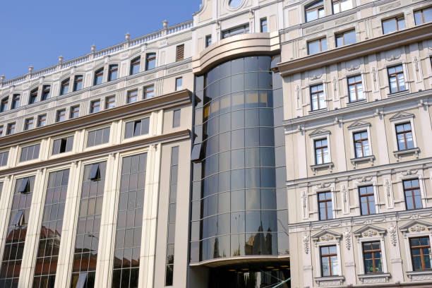 istock Modern beautiful office building in Kiev 1166615511