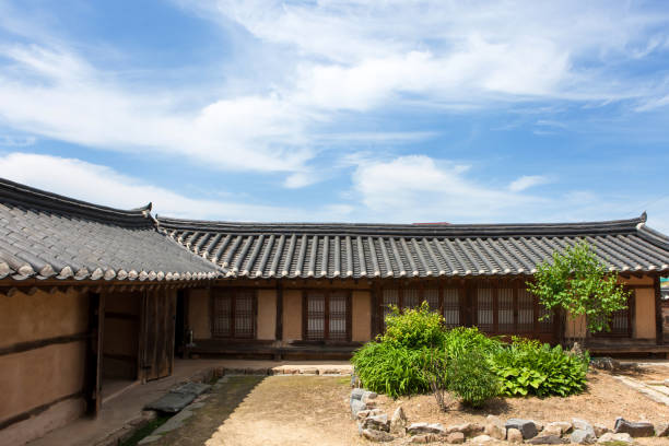 istock Traditional Korean house 1166617699
