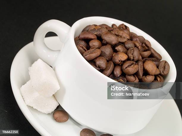 Coffee Beans Stock Photo - Download Image Now - Black Background, Black Color, Brown
