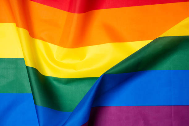 istock Pride LGBT gay rainbow flag top view 1166624599