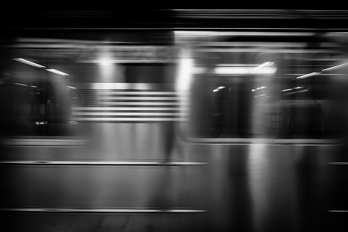 September 2016 - Subway in black and white