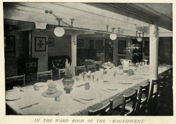 Ward room of HMS Magnificent