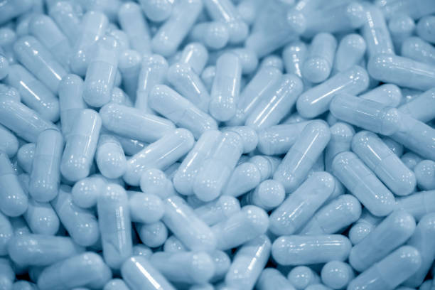 istock The medicine capsule production process. 1166636523