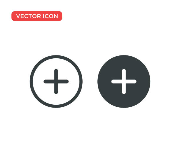 plus icon vector illustration design - additionstaste stock-grafiken, -clipart, -cartoons und -symbole