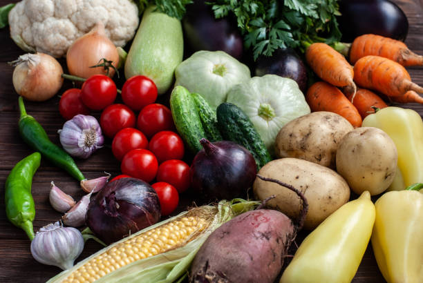 istock A bunch of ripe natural vegetables. 1166638349
