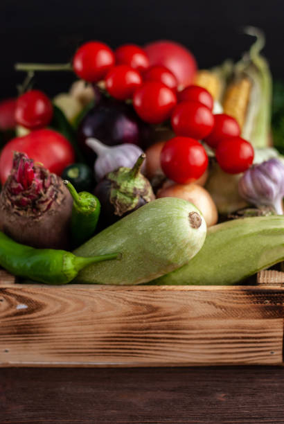 istock A bunch of ripe natural vegetables. 1166639074