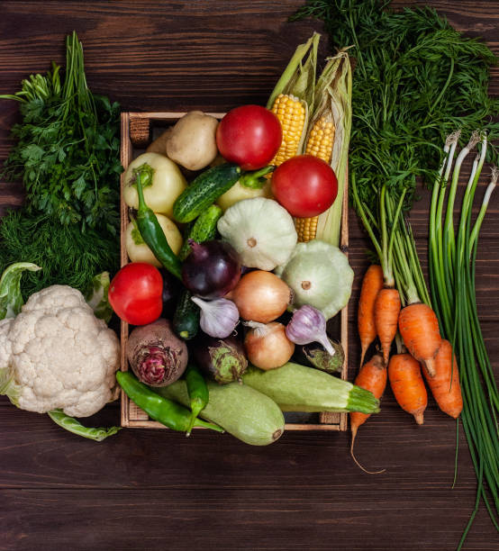 istock A bunch of ripe natural vegetables. 1166639115