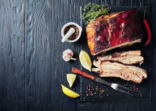 istock roasted sliced jerk pork belly with crispy skin 1166639428