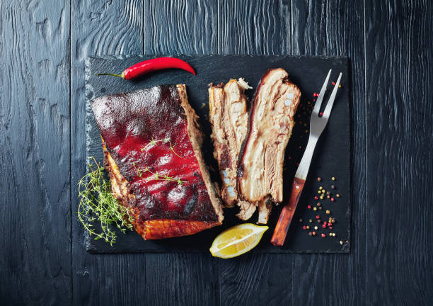 istock roasted sliced jerk pork belly with crispy skin 1166639518
