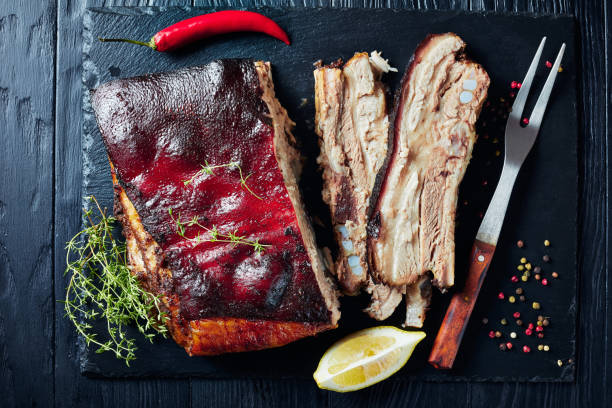 istock roasted sliced jerk pork belly with crispy skin 1166639522