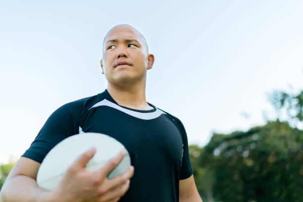 istock Portrait of rugby player 1166640497