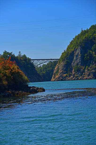 istock Deception Pass Bridge near Whidbey Island, Washington 1166641859