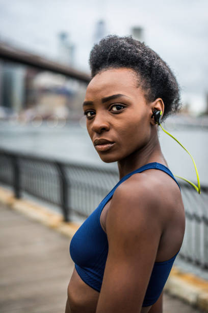 istock Woman running in New York 1166642252