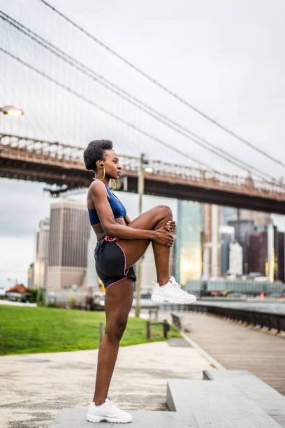istock Woman running in New York 1166642491