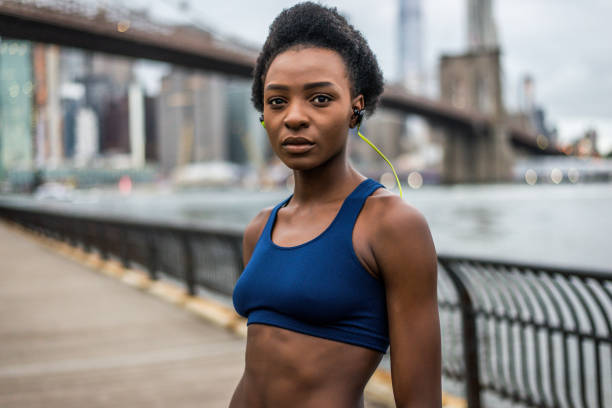 istock Woman running in New York 1166644639
